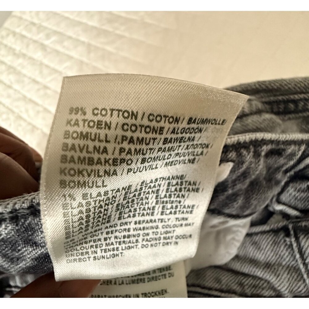 Wrangler Wanderer Flare Jeans W28 L32 Gray 99% Cotton 1% Elastane Made In Tunisi - Picture 6 of 8